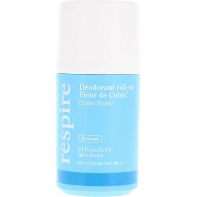 Respire Bomullsblomma Roll-On Deodorant 50ml Respire Bomullsblomma Roll-On Deodorant 50ml