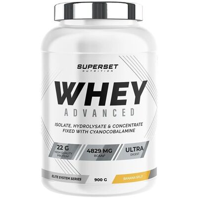 Superset Nutrition - 100% whey proteine advanced - 900g - Protein Powder - Publicité Superset Nutrition - 100% whey proteine advanced - 900g - Protein Powder - Publicité