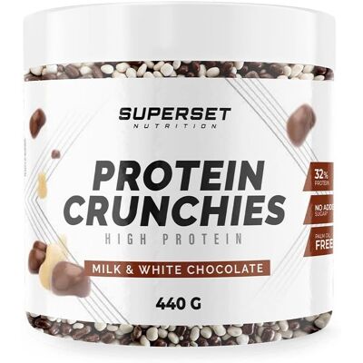 Superset Nutrition - Protein Crunchies - Chocolat Noir - 32% protéines - Snack - Publicité Superset Nutrition - Protein Crunchies - Chocolat Noir - 32% protéines - Snack - Publicité