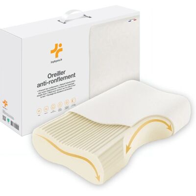 Cuscino Anti-Russamento INPHYSIO in Memory Foam - Superficie di Massaggio Doppia Cuscino Anti-Russamento INPHYSIO in Memory Foam - Superficie di Massaggio Doppia