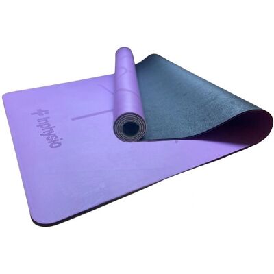 Tappetino Yoga - Viola - 183x68cm - Antiscivolo, Ecologico Tappetino Yoga - Viola - 183x68cm - Antiscivolo, Ecologico