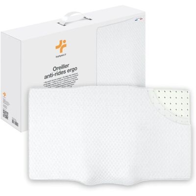 Cuscino Ergonomico Anti-Rughe Inphysio - 65cm, Doppia Faccia Cuscino Ergonomico Anti-Rughe Inphysio - 65cm, Doppia Faccia