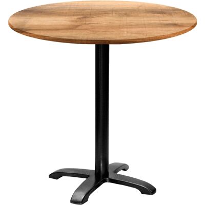 Restootab - Tavolo rotondo Ø80cm - Modello Bazila legno tanin clair - Tavolo Restootab - Tavolo rotondo Ø80cm - Modello Bazila legno tanin clair - Tavolo