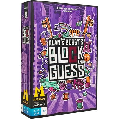 Matagot SARL Allan et Bobby - Jeu de société Block and Guess - Jeu d'équipe - Publicité Matagot SARL Allan et Bobby - Jeu de société Block and Guess - Jeu d'équipe - Publicité