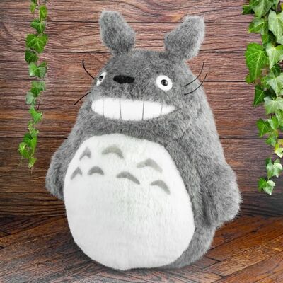 Doudou Totoro Gris Semic - 28cm - Animation Japonaise - Publicité Doudou Totoro Gris Semic - 28cm - Animation Japonaise - Publicité