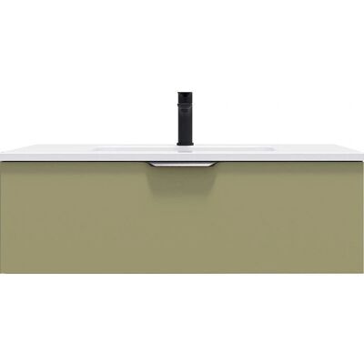 Homifab - Soho - 90 cm - Olive verte - Bathroom vanity - Publicité Homifab - Soho - 90 cm - Olive verte - Bathroom vanity - Publicité