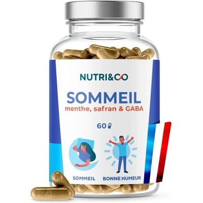 Nutri&Co Safran Sommeil et Bonne Humeur 60 Gélules - Complément Alimentaire - Publicité Nutri&Co Safran Sommeil et Bonne Humeur 60 Gélules - Complément Alimentaire - Publicité