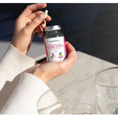 Nutri&Co Probiotiques Flore Intime Complexe - Complément Alimentaire - Publicité Nutri&Co Probiotiques Flore Intime Complexe - Complément Alimentaire - Publicité