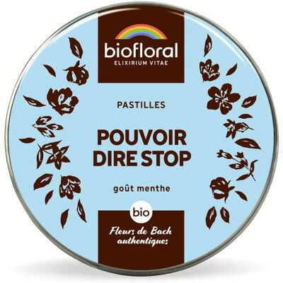 Pastilles Biofloral Pouvoir Dire Stop - Soutien Émotionnel - 50g - Publicité Pastilles Biofloral Pouvoir Dire Stop - Soutien Émotionnel - 50g - Publicité