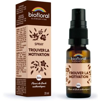 Biofloral - Spray Motivation - 20ml complément - Publicité Biofloral - Spray Motivation - 20ml complément - Publicité