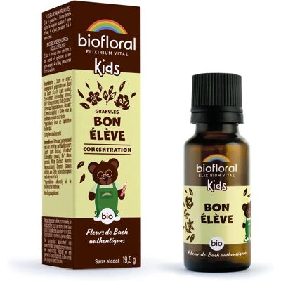 Granules de Concentration Biofloral Kids - Soutien à l'attention - Publicité Granules de Concentration Biofloral Kids - Soutien à l'attention - Publicité