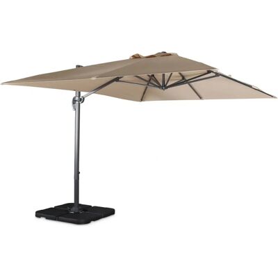 Sweeek Wimereux Aluminum Rectangular Parasol - Outdoor Sun Shade Sweeek Wimereux Aluminum Rectangular Parasol - Outdoor Sun Shade