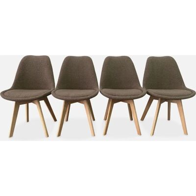 NILS - NILS - Taupe - Boucle - Chaise - Publicité NILS - NILS - Taupe - Boucle - Chaise - Publicité