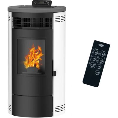 Estufa de pellets SANNOVER Flavia 9,5kW - Calor y Silencio Estufa de pellets SANNOVER Flavia 9,5kW - Calor y Silencio