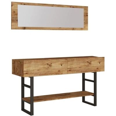 Concept-usine - Console Style Industriel - Noir - Publicité Concept-usine - Console Style Industriel - Noir - Publicité