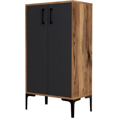 Mueble de almacenamiento Yanka - Roble - Estilo industrial Mueble de almacenamiento Yanka - Roble - Estilo industrial