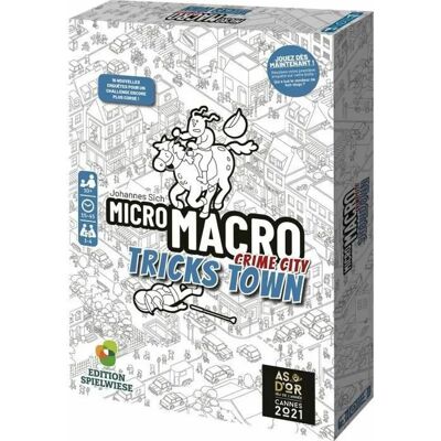 Black Rock Micro Macro: Crime City - Tricks Town - Brettspiel Black Rock Micro Macro: Crime City - Tricks Town - Brettspiel