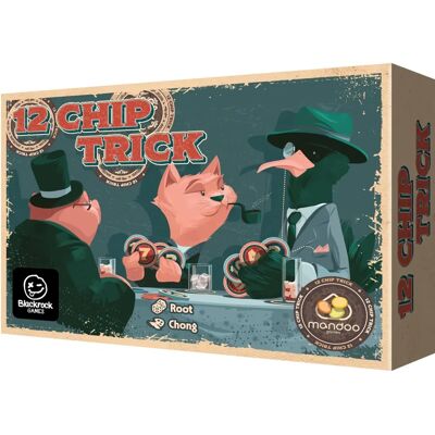 Blackrock Games 12 Chip Trick - Jeu de société - Jeu de plis original pour 2-4 joueurs Blackrock Games 12 Chip Trick - Jeu de société - Jeu de plis original pour 2-4 joueurs