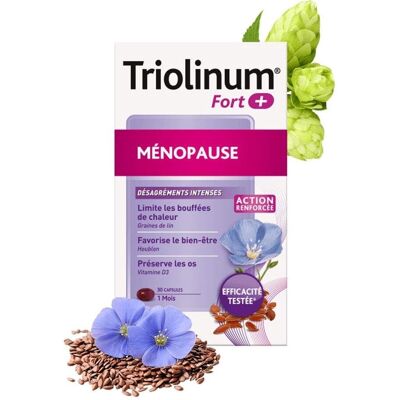Nutreov Triolinum Forte - Soutien à la Ménopause 30 Capsules - Publicité Nutreov Triolinum Forte - Soutien à la Ménopause 30 Capsules - Publicité