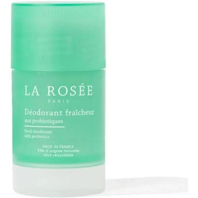 Déodorant Fraîcheur aux Probiotiques La Rosée 50ml - Stick - Publicité Déodorant Fraîcheur aux Probiotiques La Rosée 50ml - Stick - Publicité