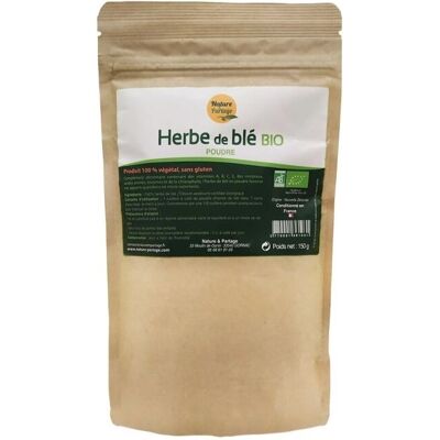 Herba de trigo Bio - 150 g - Polvo de Triticum aestivum - Herbe en poudre - Organic wheat grass Herba de trigo Bio - 150 g - Polvo de Triticum aestivum - Herbe en poudre - Organic wheat grass
