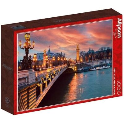 Alipson Pont Alexandre III - Παζλ 1000 Κομματιών Alipson Pont Alexandre III - Παζλ 1000 Κομματιών