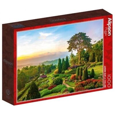 Alipson Ogród na Wzgórzu - Puzzle na Wzgórzu (1000 Elementów) - Puzzle Alipson Ogród na Wzgórzu - Puzzle na Wzgórzu (1000 Elementów) - Puzzle