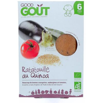 Aliments pour bébés Good Gout Ratatouille au Quinoa - Dès 6 mois - Publicité Aliments pour bébés Good Gout Ratatouille au Quinoa - Dès 6 mois - Publicité