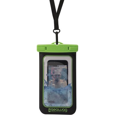 Funda impermeable Seawag B4X - Negro/Verde - Hasta 6,2 pulgadas Funda impermeable Seawag B4X - Negro/Verde - Hasta 6,2 pulgadas