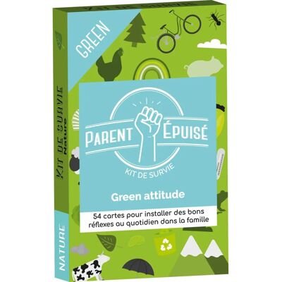 Kit de Survie Vert pour Parents - Jeu de Société - Publicité Kit de Survie Vert pour Parents - Jeu de Société - Publicité