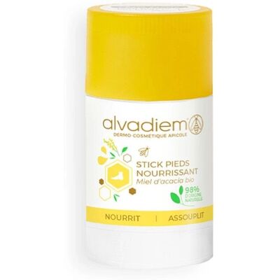 Stick Nourrissant pour Pieds Alvadiem Miel d'acacia bio - 50g - Publicité Stick Nourrissant pour Pieds Alvadiem Miel d'acacia bio - 50g - Publicité