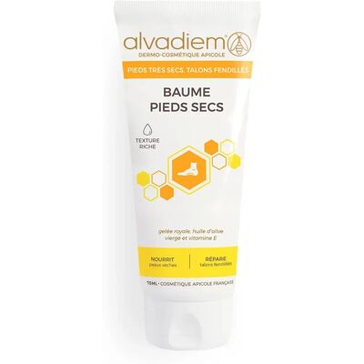 Baume Pieds Secs Alvadiem - 75 ml - Réparateur - Publicité Baume Pieds Secs Alvadiem - 75 ml - Réparateur - Publicité
