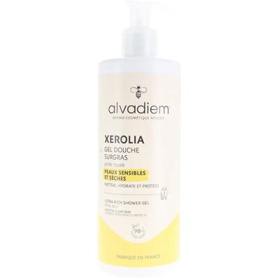 Gel Douche Xerolia - Peaux Sensibles & Sèches - 400ml - Publicité Gel Douche Xerolia - Peaux Sensibles & Sèches - 400ml - Publicité