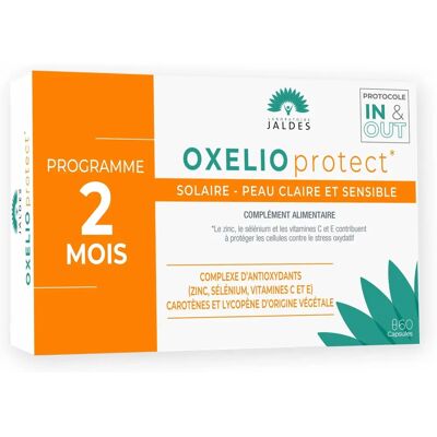Jaldes Oxelio Protect Caroténoïdes - Peau sensible - Préparation au soleil - Publicité Jaldes Oxelio Protect Caroténoïdes - Peau sensible - Préparation au soleil - Publicité