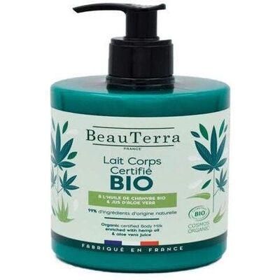 Leite corporal orgânico Beauterra - Loção corporal - 500ml Leite corporal orgânico Beauterra - Loção corporal - 500ml