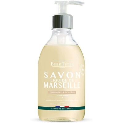 Sapone liquido di Marseille Fiori di cotone - 300 ml Sapone liquido di Marseille Fiori di cotone - 300 ml
