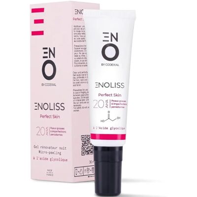 Codexial Enoliss Perfect Skin 20 AHA Micro-Peeling Gel - Pour peau grasse - Publicité Codexial Enoliss Perfect Skin 20 AHA Micro-Peeling Gel - Pour peau grasse - Publicité