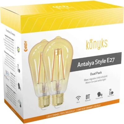 Konyks Antalya 7W Amber E27 Ampoule LED - Ampoule LED - Publicité Konyks Antalya 7W Amber E27 Ampoule LED - Ampoule LED - Publicité