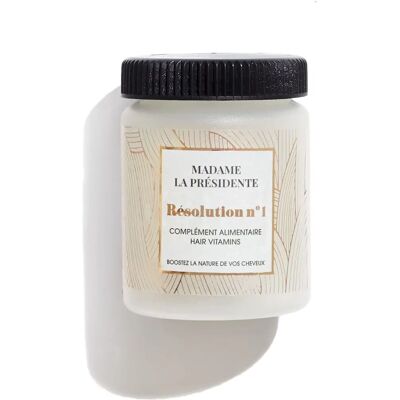 Madame la Présidente Résolution N°1 Complément Alimentaire Cheveux & Ongles - 30 Comprimés - Publicité Madame la Présidente Résolution N°1 Complément Alimentaire Cheveux & Ongles - 30 Comprimés - Publicité
