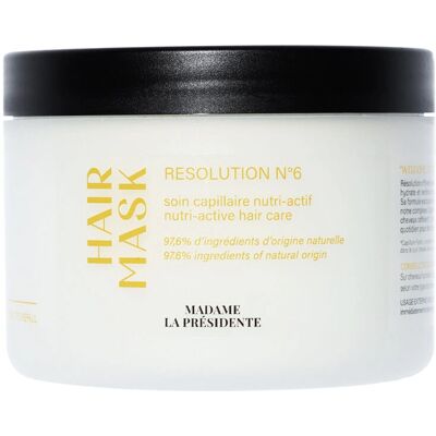 Masque Capillaire N°6 - Nutri-Actif et Réparateur - Publicité Masque Capillaire N°6 - Nutri-Actif et Réparateur - Publicité