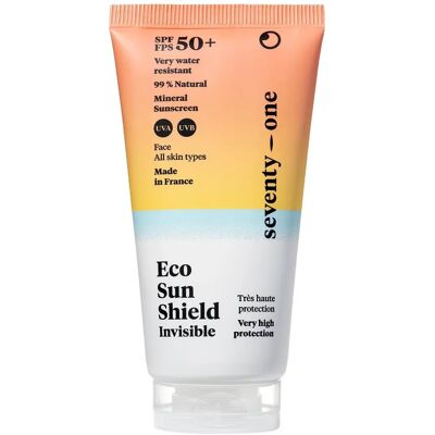 Seventy One SPF 50+ Waterproof Mineral Sun Care Eco Sun Shield 40ml - Sun Protection Seventy One SPF 50+ Waterproof Mineral Sun Care Eco Sun Shield 40ml - Sun Protection