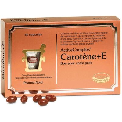 Pharma Nord ActiveComplex Carotène+E - Complément alimentaire - Publicité Pharma Nord ActiveComplex Carotène+E - Complément alimentaire - Publicité