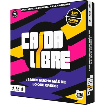 Asmodee Caída libre - Jogo de tabuleiro - 480 Cartas - 14+ anos Asmodee Caída libre - Jogo de tabuleiro - 480 Cartas - 14+ anos