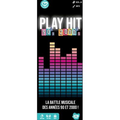 ATM Gaming Play Hit Quiz 90er-2000er - Kartenspiel für Familien & Freunde ATM Gaming Play Hit Quiz 90er-2000er - Kartenspiel für Familien & Freunde