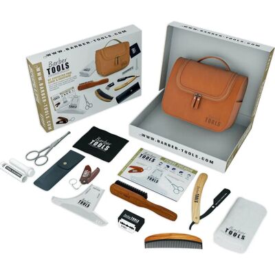 BARBER TOOLS Kit de toilettage pour barbe - Ensemble d'outils - Publicité BARBER TOOLS Kit de toilettage pour barbe - Ensemble d'outils - Publicité