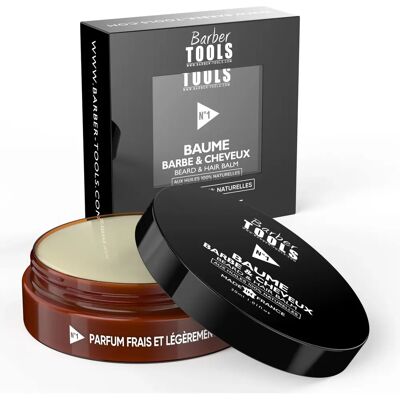 Barber Tools Baume pour barbe et cheveux N°1 - Nourrit, Hydrate, Structure - Publicité Barber Tools Baume pour barbe et cheveux N°1 - Nourrit, Hydrate, Structure - Publicité