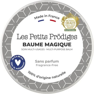 Les Petits Prodiges - Baume multi-usages neutre - 100ml - Bio - certifié COSMOS ORGANIC - Publicité Les Petits Prodiges - Baume multi-usages neutre - 100ml - Bio - certifié COSMOS ORGANIC - Publicité