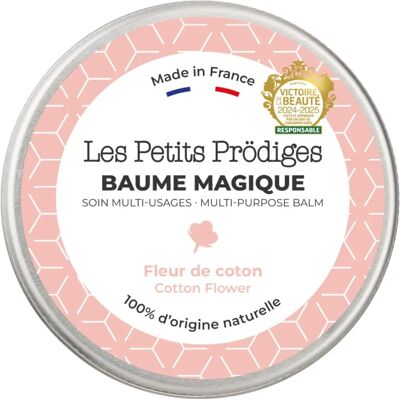 Les Petits Prödiges Fleur de Coton Baume multi-usage - Visage & Corps - Publicité Les Petits Prödiges Fleur de Coton Baume multi-usage - Visage & Corps - Publicité