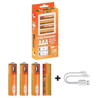 Nature et Decouvertes - AAA - Piles rechargeables - Publicité Nature et Decouvertes - AAA - Piles rechargeables - Publicité
