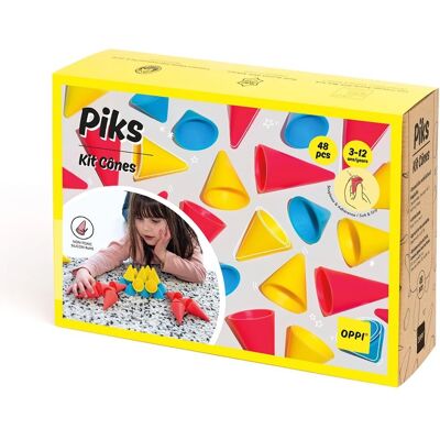 Oppi Piks Konen Set - Bildungsspielzeug - Feinmotorik Oppi Piks Konen Set - Bildungsspielzeug - Feinmotorik